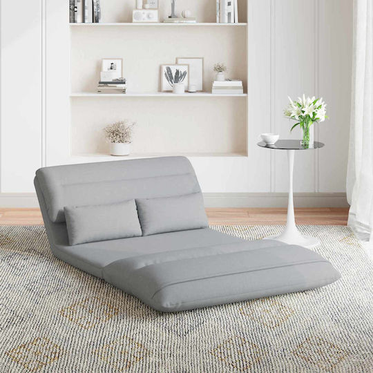 Multifunctional Bean Bag Sofa Light Gray 110x82x55cm