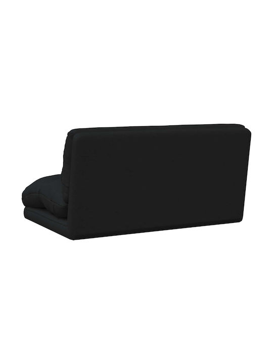Πολυμορφικός Πουφ Καναπές Μαύρο 110x82x55cm