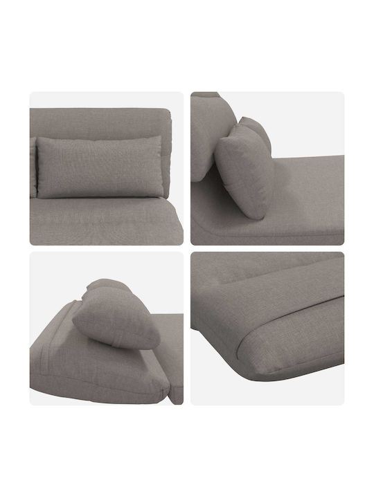 Multifunctional Bean Bag Sofa Taupe 110x82x55cm