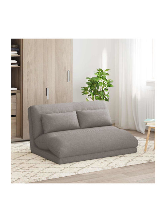 Multifunctional Bean Bag Sofa Taupe 110x82x55cm