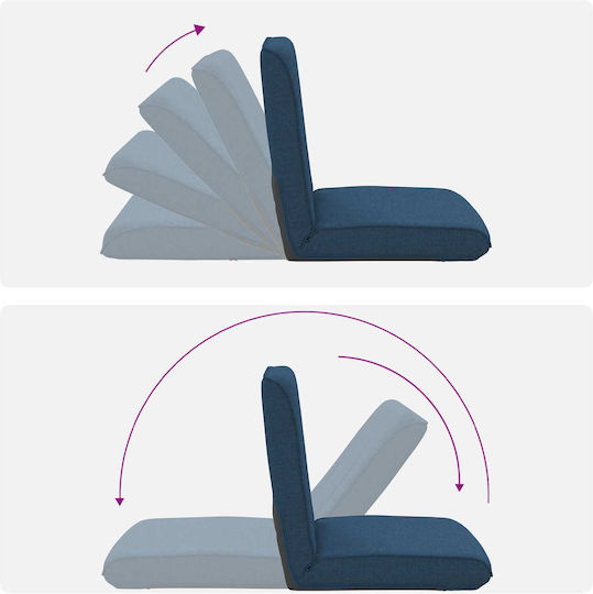 Vielseitiger Sitzsack Pouf Blaue 50x73x60cm
