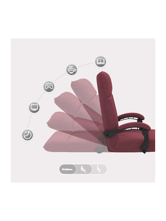Vielseitiger Sitzsack Pouf Rote 66x66x80cm