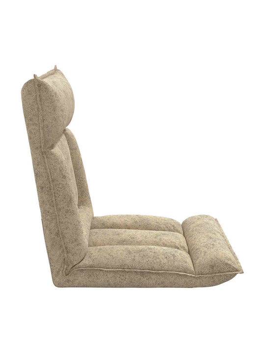 Vielseitiger Sitzsack Pouf Offenes Grau 55x61x70cm