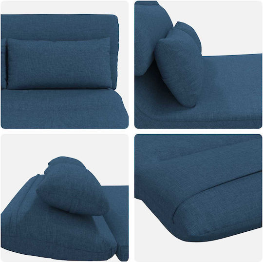 Multifunctional Bean Bag Sofa Blue 110x82x55cm