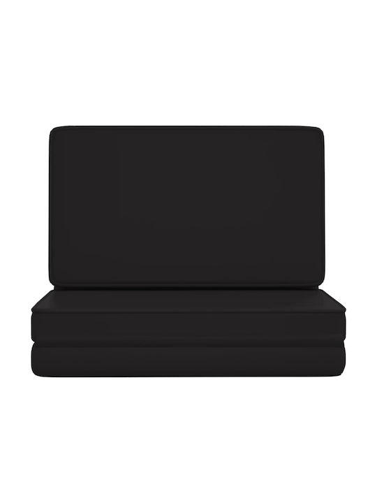 Vielseitiger Sitzsack Pouf Schwarze 70x55x57cm