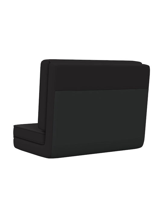 Vielseitiger Sitzsack Pouf Schwarze 70x55x57cm