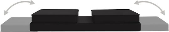 Multifunctional Bean Bag Chair Black 70x55x57cm