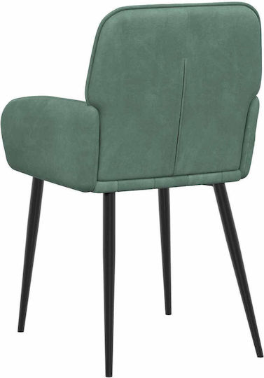 Velvet Light Blue Dining Armchairs 2 Pieces 57x50x85cm