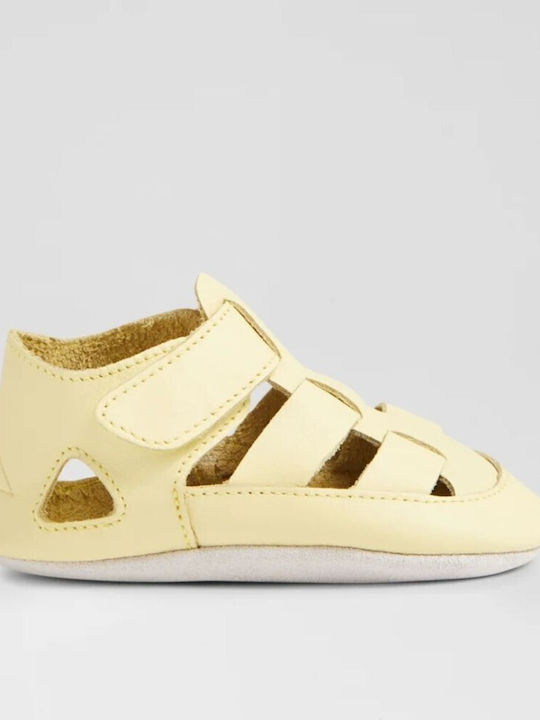 Bobux Βρεφικά Πέδιλα Αγκαλιάς Κίτρινα Soft Sole