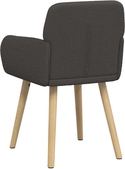Dining Armchairs With Grey Fabric Upholstery 2 Pieces 59x57x85cm