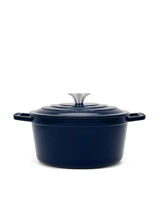 HKoenig Round Cast Iron Dutch Oven 30cm 3.3lt