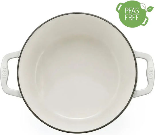 HKoenig Cratiță Rotundă Din Fontă 33.5cm 4.7lt