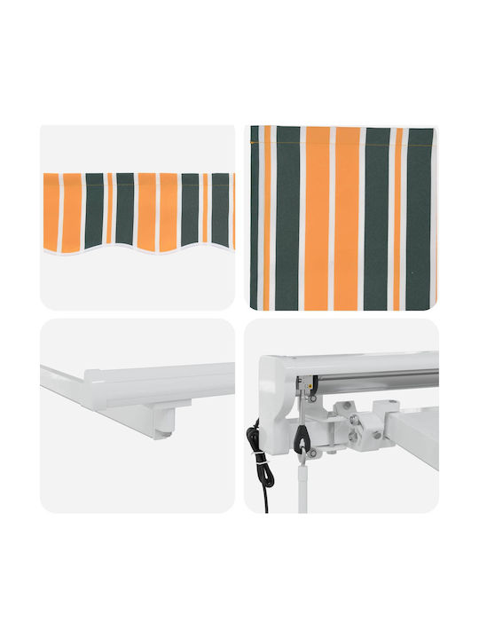 vidaXL Terrasse Zelt Grüne 3x2.5m