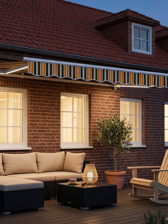 vidaXL Terrasse Zelt Grüne 3x2.5m