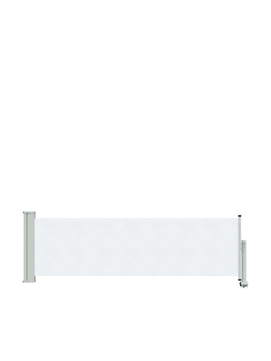vidaXL Sideway White Terrace Tent 1x3m