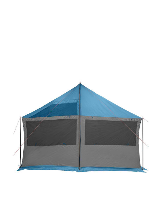vidaXL Zusammenklappbares Garten Gazebo Blau 4,5x4m
