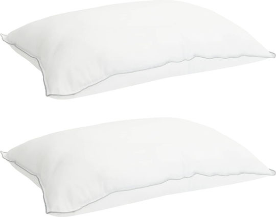 vidaXL Set Steppdecke Einzel 155x220cm Weiß 250 GSM