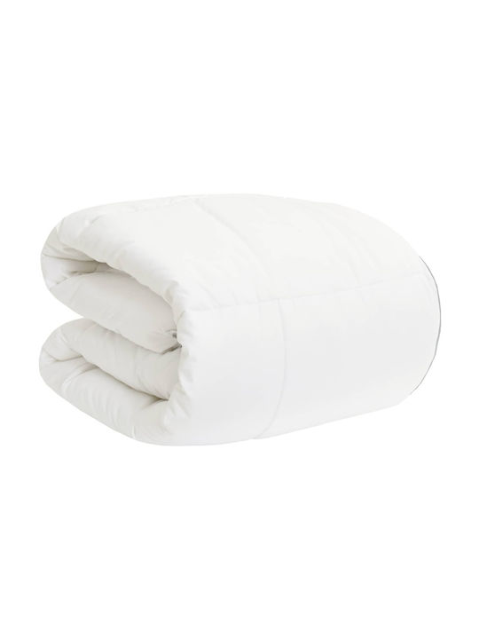 vidaXL Πάπλωμα Διπλό 200x220εκ. Λευκό 250 GSM
