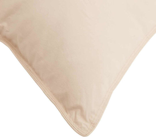 vidaXL Σετ Πάπλωμα Μονό 140x200εκ. Μπεζ 150 GSM