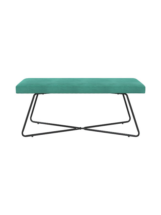 Samt Türkis Tabouret Mit Bezug 45x110x40cm