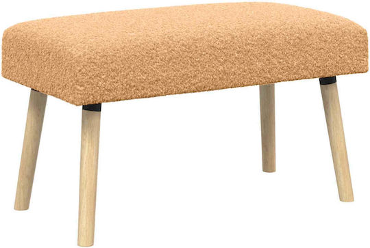 Beige Bench Stool 80x40x46cm Beige Bench Stool 80x40x46cm