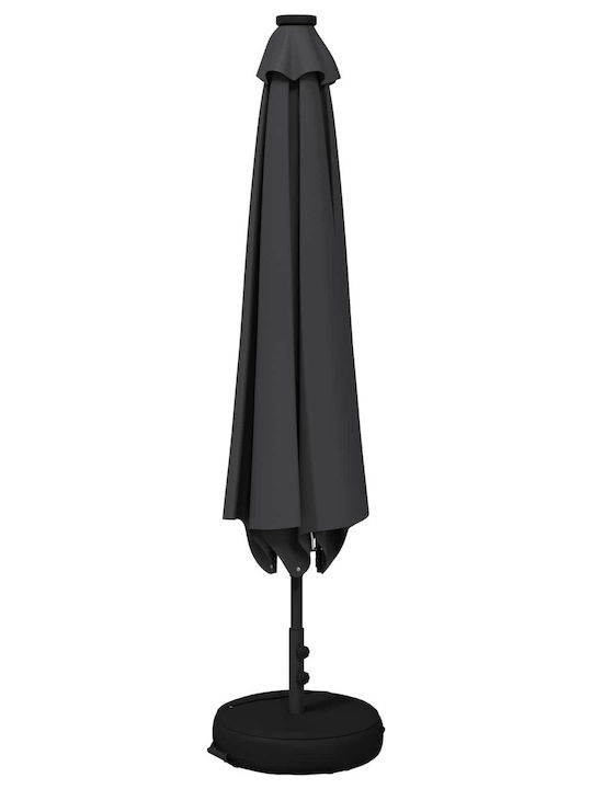 Umbrelă De Aluminiu Gri 3x3xÎnălțime 2.35m
