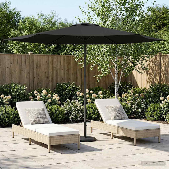 Aluminium Garten- und Terrassen-Sonnenschirm mit Luftschlitz Aluminium Garten- und Terrassen-Sonnenschirm mit Luftschlitz