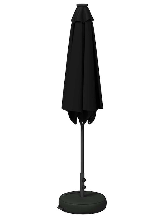 Aluminum Garden Parasol Black 2.7x2.7xHeight 2.35m