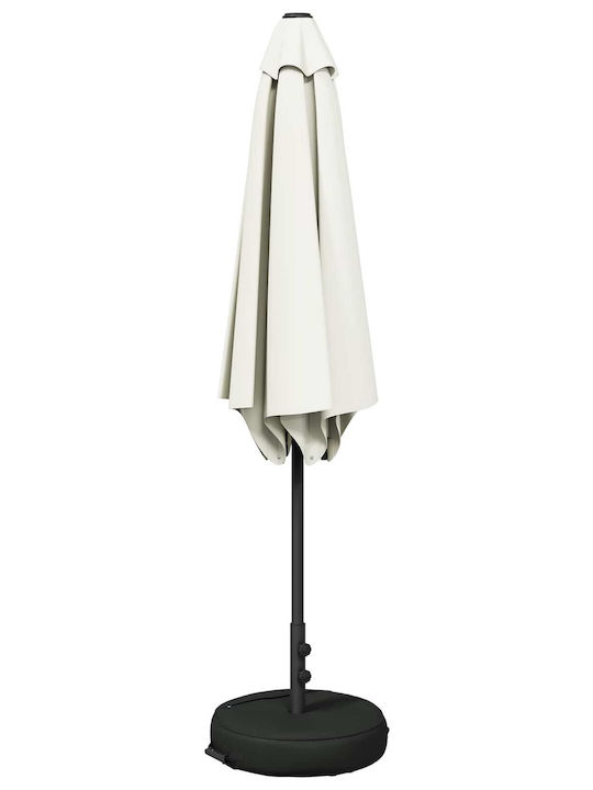 Umbrelă Rotundă Din Aluminiu Bej Φ3xÎnălțime2.28m