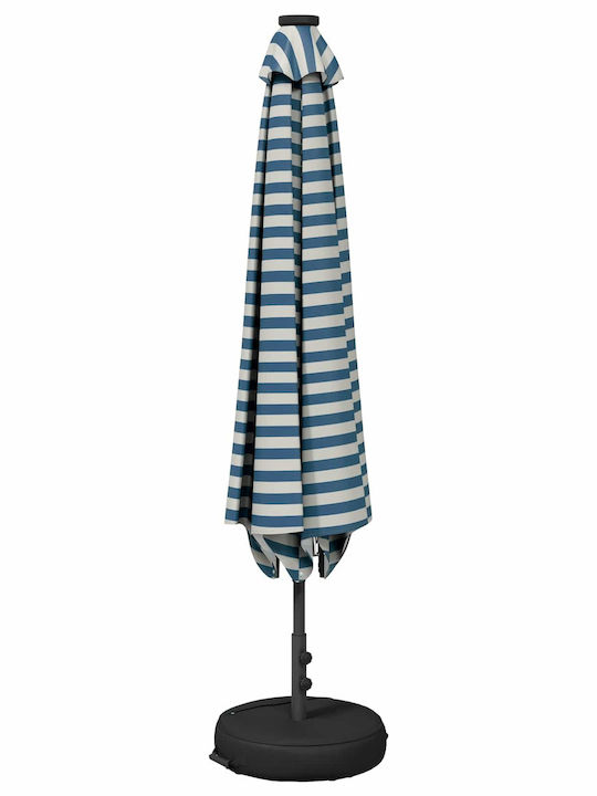 Umbrelă Din Aluminiu Albastră 3x3xÎnălțime 2.35m