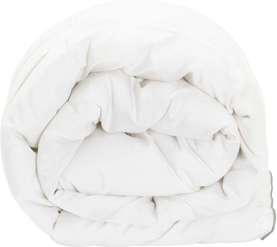 vidaXL Duvet Cover Single 155x220 White