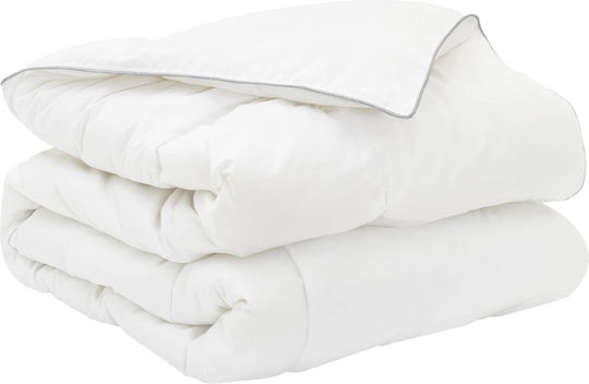 vidaXL Einzelbett Bettbezug 135x200 Weiß