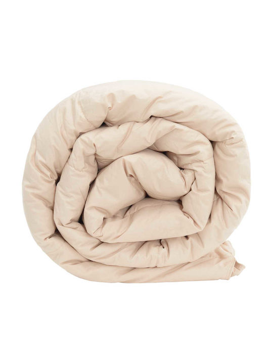 vidaXL Double Duvet Cover 200x220 Beige