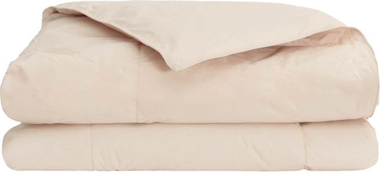 vidaXL Single Duvet Cover 135x200 Beige