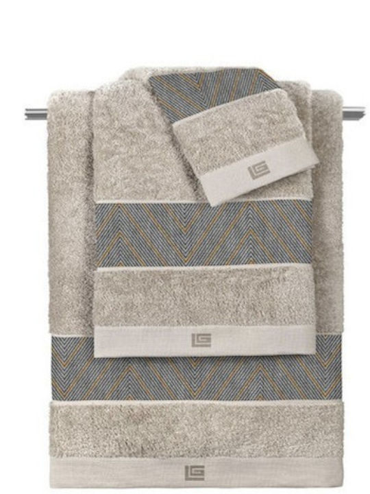 Guy Laroche Set of Bath Towels 3 pcs Canyon Black Weight 500gr/m²