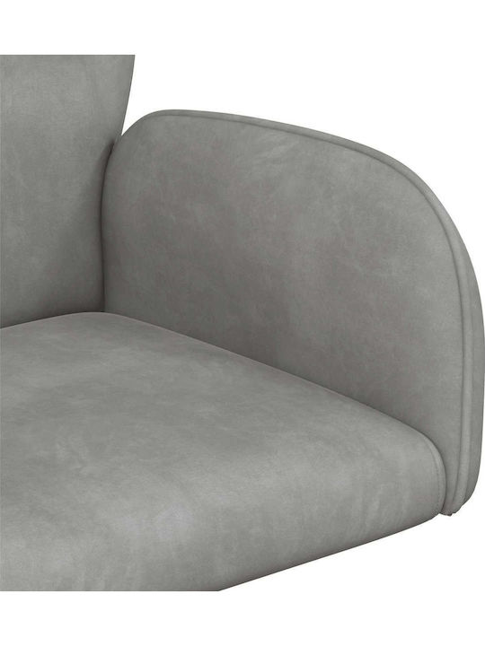 Swivel Visitor Chair with Arms in Grey Colour 54x55x90cm 6 Pieces Swivel Visitor Chair with Arms in Grey Colour 54x55x90cm 6 Pieces