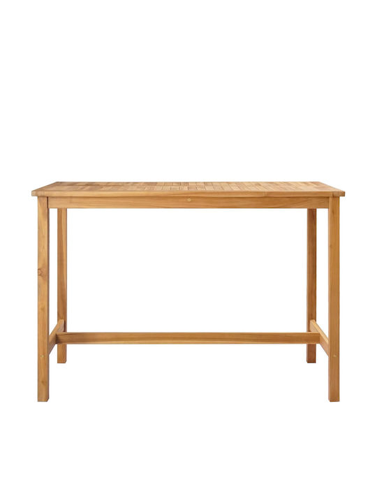 Outdoor Teak Bar Table 150x75x105cm