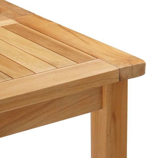 Τραπέζι Μπαρ Εξωτερικού Χώρου από Teak 150x75x105εκ.