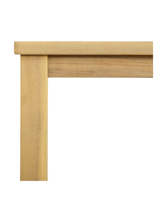 Outdoor Table Made of Light Acacia 110x40x75cm