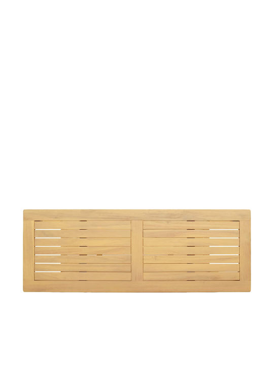Outdoor Table Made of Light Acacia 110x40x75cm