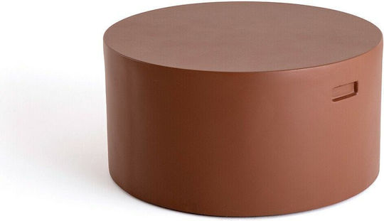 Τραπέζι Βοηθητικό Raskin 60x60x30 Καφέ Τραπέζι Βοηθητικό Raskin 60x60x30 Καφέ
