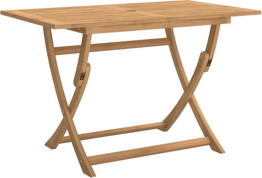 Tisch Zusammenklappbar 120x70x75cm Acacia Tisch Zusammenklappbar 120x70x75cm Acacia