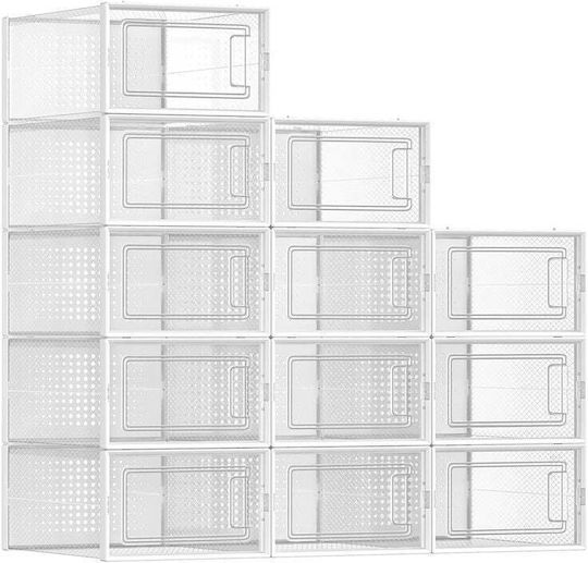 Songmics Kunststoff Schuhorganisatoren 33.3x23x14cm LSP066W12