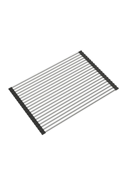 Helika Σχάρα Νεροχύτη Inox Ασημί 35x49cm