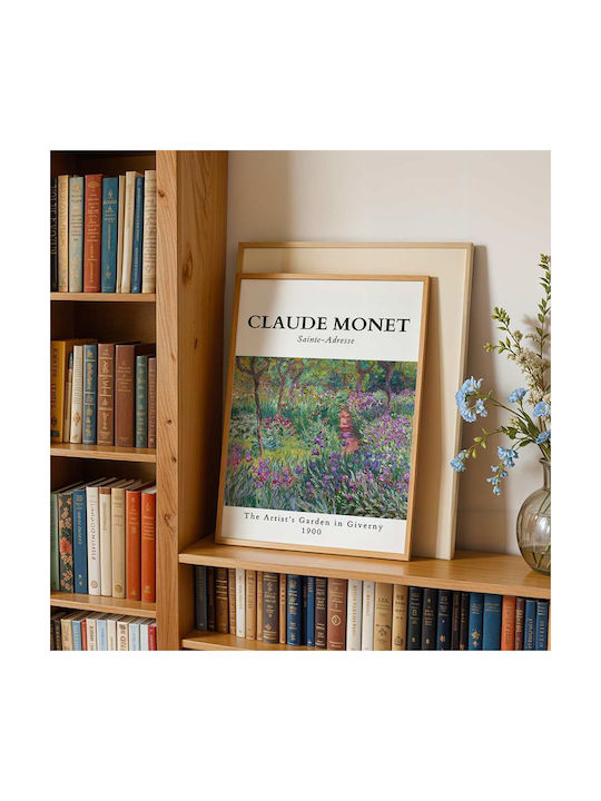 Poster Claude Monet Artists Garden In Giverny Art086 40cm X 50cm-56048pd156705