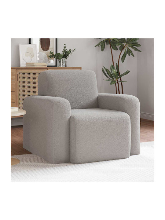 Scaun De Relaxare Gri Deschis 88x90x77cm