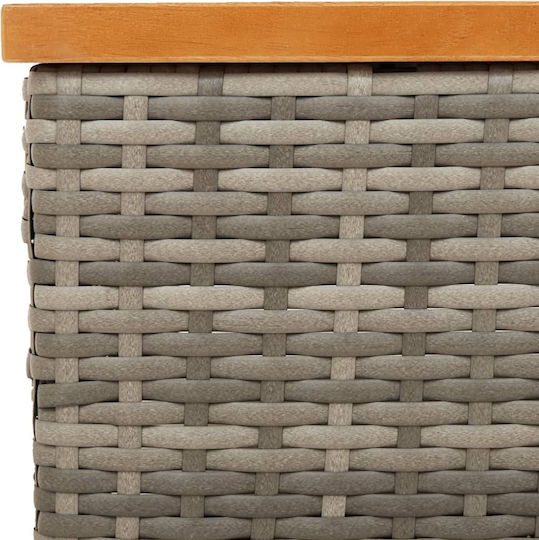 vidaXL Βάση Ομπρέλας Μεταλλική Γκρι 70x70x25cm
