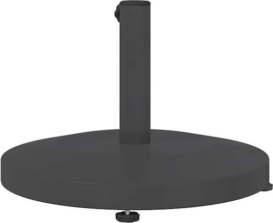 vidaXL Schirmständer aus Metall Dark Gray 48x48x32cm