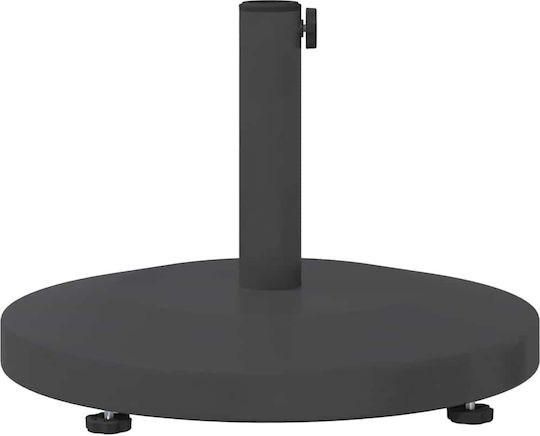 vidaXL Schirmständer aus Metall Dark Gray 48x48x32cm
