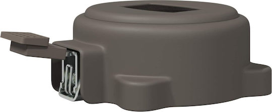 vidaXL Umbrella Stand made of Metal Silver 21.5x14x6cm